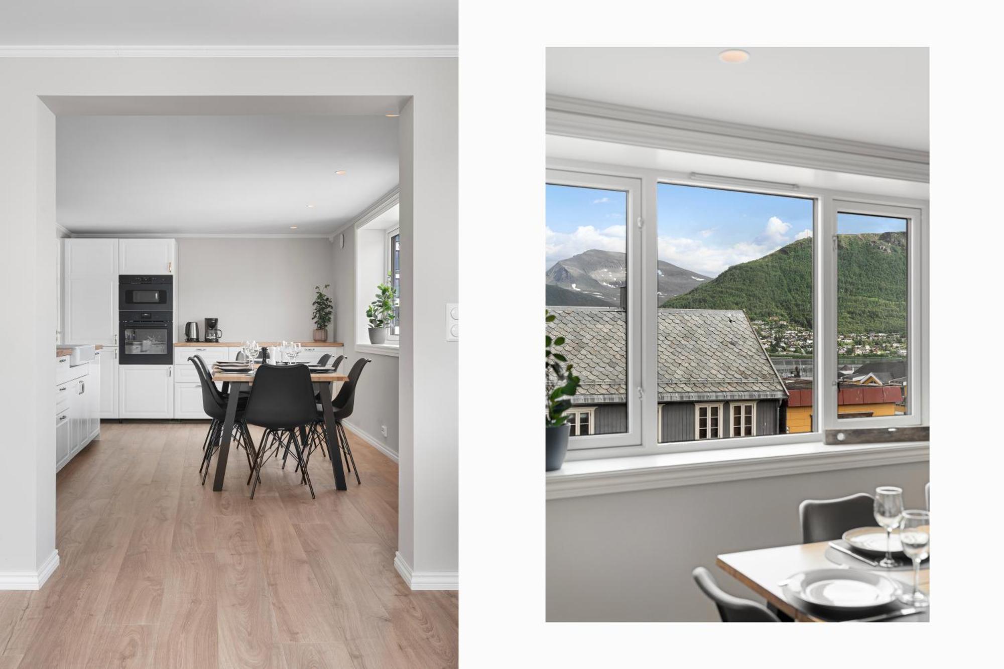 Arctic Homes - Historical Tromso House With View Bagian luar foto
